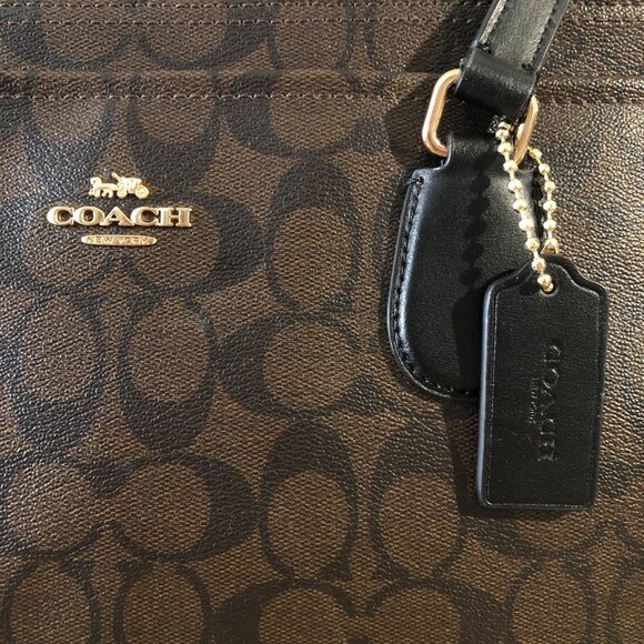 Coach Monogram Baby Diaper Bag in Signature Canvas Crossbody Tote MSRP $495 - Picture 11 of 16